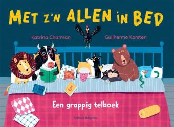 Cover van boek Met z'n allen in bed : een grappig telboek