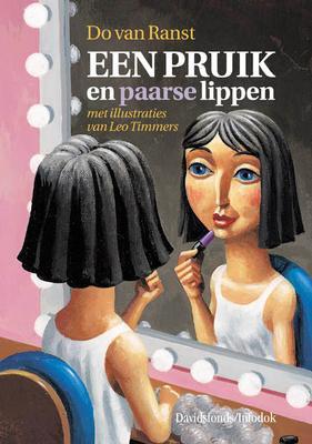 Cover van boek Een pruik en paarse lippen