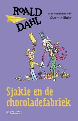 Cover van boek Sjakie en de chocoladefabriek