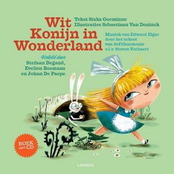 Cover van boek Wit konijn in Wonderland