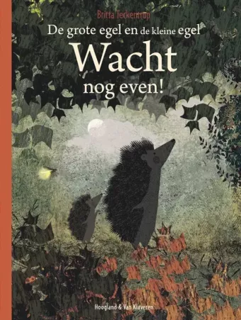 Cover van boek De grote egel en de kleine egel : wacht nog even!