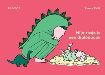 Cover van boek Mijn zusje is een diplodocus