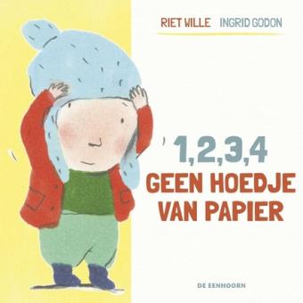 Cover van boek 1, 2, 3, 4 geen hoedje van papier