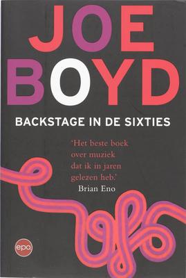 Cover van boek Backstage in de sixties