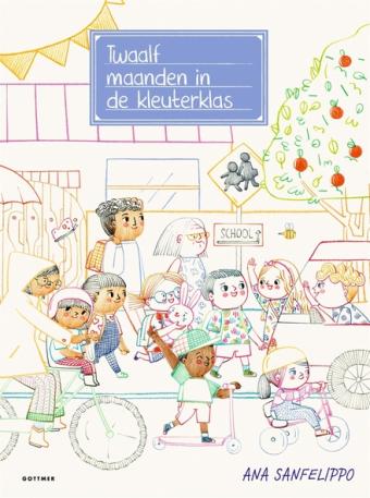 Cover van boek Twaalf maanden in de kleuterklas