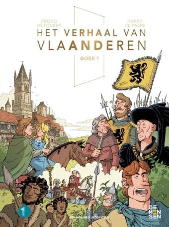 Cover van boek Het verhaal van Vlaanderen