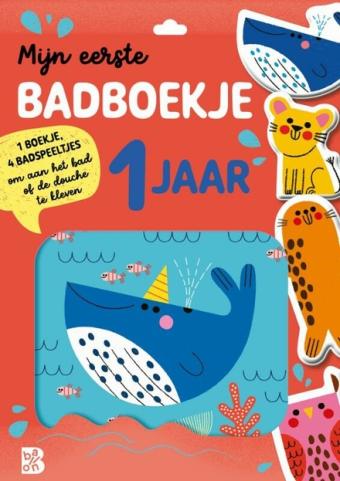 Cover van boek Mijn eerste badboekje - 1 jaar