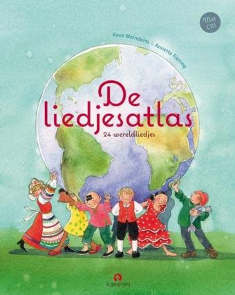 Cover van boek De liedjesatlas: 24 wereldliedjes