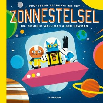 Cover van boek Professor Astrokat en het zonnestelsel