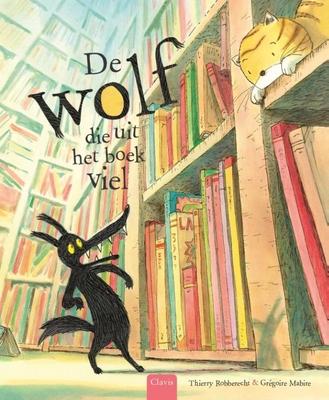 Cover van boek De wolf die uit het boek viel
