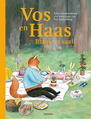 Cover van boek Vos en Haas: blauw is saai