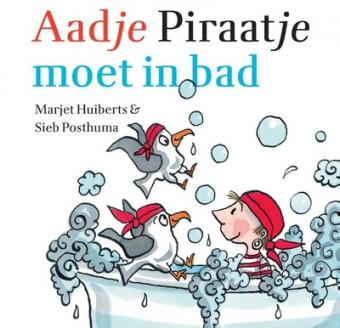 Cover van boek Aadje Piraatje moet in bad