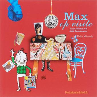Cover van boek Max op visite: leren tekenen met echte kunstenaars